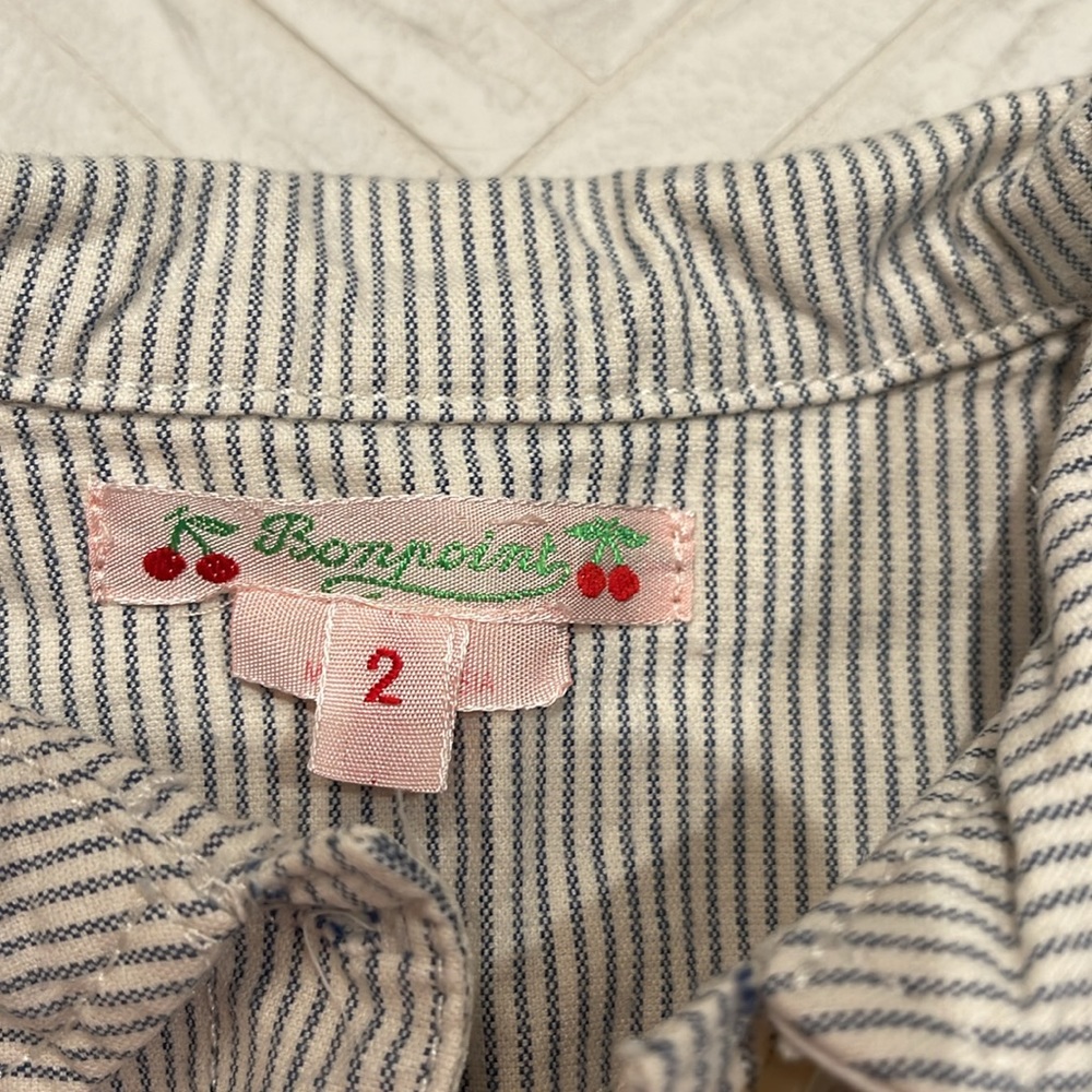 Bonpoint Spring Jacket , striped, size 2 - Picture 1 of 8